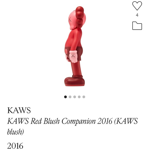KAWS Red blush companion - Picture 7 of 7